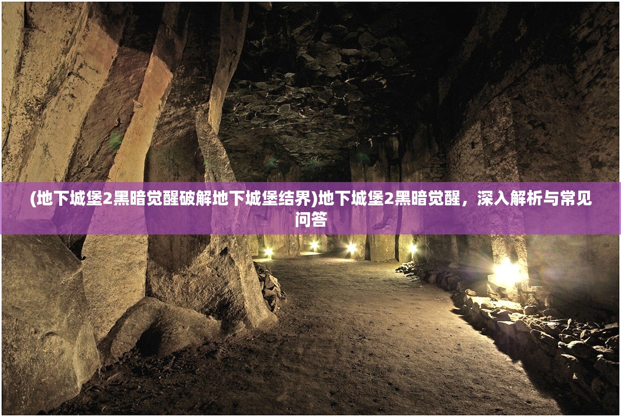 (地下城堡2黑暗觉醒破解地下城堡结界)地下城堡2黑暗觉醒，深入解析与常见问答